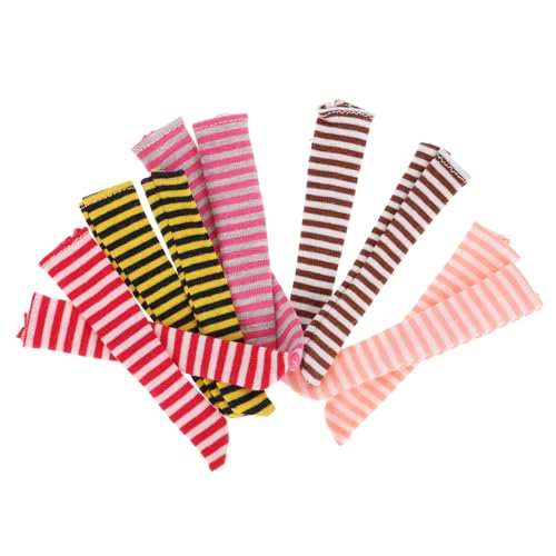 CIYODO 5 Paare Puppensocken für Miniaturpuppen Lange Strümpfe für Puppen Outfits und Puppenhaus Zubehör Verkleiden CIYODO 5 Paare Puppensocken für Miniaturpuppen Lange Strümpfe für Puppen Outfits und Puppenhaus Zubehör Verkleiden von CIYODO