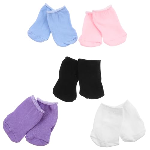 CIYODO 5 Paare Puppenstrümpfe für Puppen Zubehör für Puppenkleidung Waschbar und Wiederverwendbar für Kreatives und Puppen Outfits CIYODO 5 Paare Puppenstrümpfe für Puppen Zubehör für Puppenkleidung Waschbar und Wiederverwendbar für Kreatives und Puppen Outfits von CIYODO