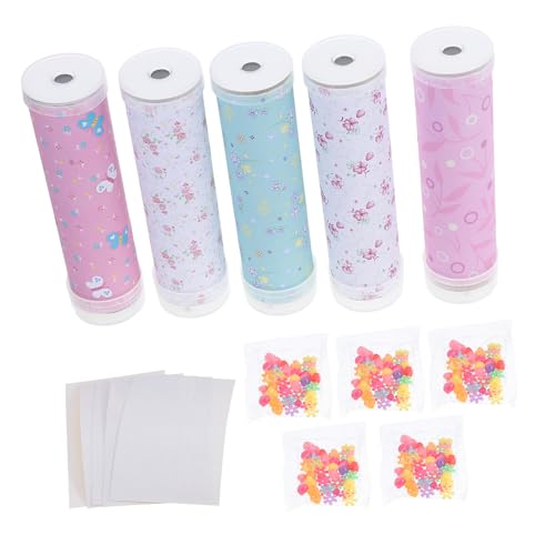 CIYODO 5 Sätze Kaleidoskop-Materialpaket Kaleidoskope für Erwachsene Kaleidoskope für Materialien zum Selbermachen Kinderspielzeug Kaleidoskop Bausatz Papier von CIYODO