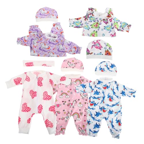 CIYODO Modische Puppen-Outfits 5 Sets Mini-Puppe Realistische Baby-Accessoires Für Mädchen Und Jungen Themenkostüme CIYODO Modische Puppen-Outfits 5 Sets Mini-Puppe Realistische Baby-Accessoires Für Mädchen Und Jungen Themenkostüme von CIYODO