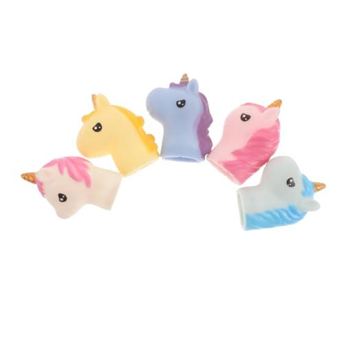 CIYODO 5 Stück Einhorn Fingerpuppe Hochwertiges Gummimodell für Fördert Kreativität und Geschichtenerzählen für Kleine Hände für Jungen und Mädchen CIYODO 5 Stück Einhorn Fingerpuppe Hochwertiges Gummimodell für Fördert Kreativität und Geschichtenerzählen für Kleine Hände für Jungen und Mädchen von CIYODO
