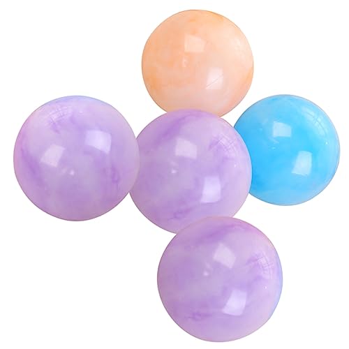 CIYODO 5 Stück Elastischer Schlagkugel Sprungball aufblasbarer Ball Spielplatzball klein texturiert Luftgefüllte Bälle Hüpfbälle für Bälle für von CIYODO