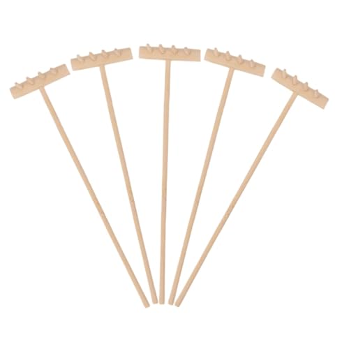 CIYODO 5 Stück Gartenrechen Teiliges Dekorationsset für Sandkasten und Tischlandschaften Kompakte für Kreative Bastelprojekte und Dekoration CIYODO 5 Stück Gartenrechen Teiliges Dekorationsset für Sandkasten und Tischlandschaften Kompakte für Kreative Bastelprojekte und Dekoration von CIYODO