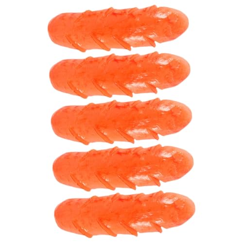 CIYODO 5 Stück Gefälschtes Essen Hot-Dog-Maschine Hundespielzeug Hotdog Heiße Walzen Hot-Dog-Roller Hot-Dog-Toaster Hot-Dog-Dekorationen Bratwurstförmiges Modell PVC Orange CIYODO 5 Stück Gefälschtes Essen Hot-Dog-Maschine Hundespielzeug Hotdog Heiße Walzen Hot-Dog-Roller Hot-Dog-Toaster Hot-Dog-Dekorationen Bratwurstförmiges Modell PVC Orange von CIYODO