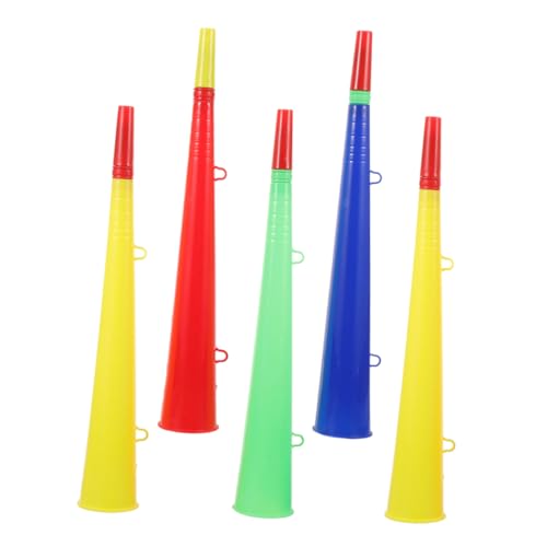 CIYODO 5 Stück Kunststoff Lautsprecher Für Sportspiel Lufthörner Abschluss Sportstadion Hupe Party Hupe Spiel Hupe Trompete Jubel Hupe Fan Hupe Krachmacher Hupe Für von CIYODO
