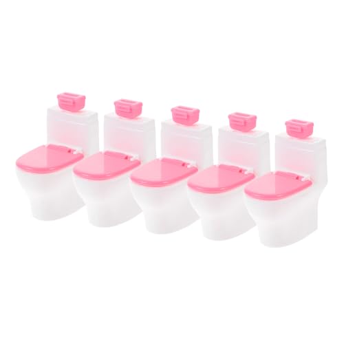 CIYODO 5 Stück Puppentoilette Babypuppe Realistische Toilette Mini Miniatur Puppenzubehör Dekoratives Mini Modell Realistische Mini Toilette Puppenhaus Dekore Puppenhaus Toilette CIYODO 5 Stück Puppentoilette Babypuppe Realistische Toilette Mini Miniatur Puppenzubehör Dekoratives Mini Modell Realistische Mini Toilette Puppenhaus Dekore Puppenhaus Toilette von CIYODO