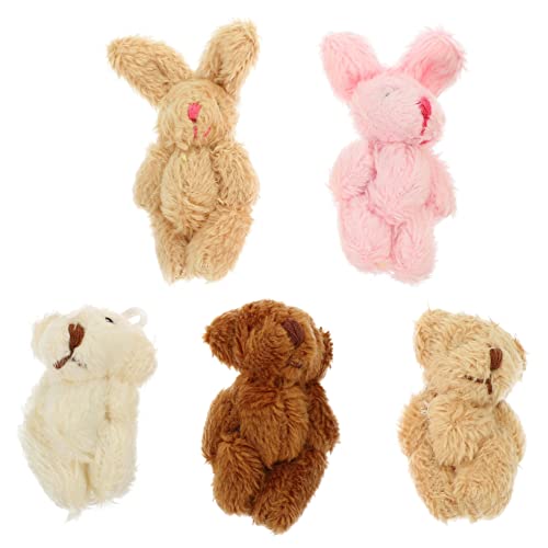 CIYODO 5 Stück Simulierte Plüschpuppe Mini- Ausgestopfte Tierverzierungen Valentinstag Bär ausgestopft Kinderspielzeug Kleintierspielzeug Puppenhausfiguren CIYODO 5 Stück Simulierte Plüschpuppe Mini- Ausgestopfte Tierverzierungen Valentinstag Bär ausgestopft Kinderspielzeug Kleintierspielzeug Puppenhausfiguren von CIYODO