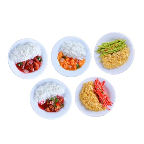 CIYODO 5 Stück Spielzeugküchen Essen So Tun, Als Würden Sie Küchenzubehör Essen Restaurant Gefälschte Lebensmittelspielzeuge Essensmodell Reisspiel PVC CIYODO 5 Stück Spielzeugküchen Essen So Tun, Als Würden Sie Küchenzubehör Essen Restaurant Gefälschte Lebensmittelspielzeuge Essensmodell Reisspiel PVC von CIYODO