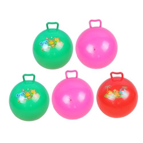 CIYODO 5 Stück Sprungball Ballspielzeug für Kleinkinder auf hüpfenden Spielzeugen reiten hüpfen mit dem Ball Kugel handhaben Springender Ball für PVC CIYODO 5 Stück Sprungball Ballspielzeug für Kleinkinder auf hüpfenden Spielzeugen reiten hüpfen mit dem Ball Kugel handhaben Springender Ball für PVC von CIYODO