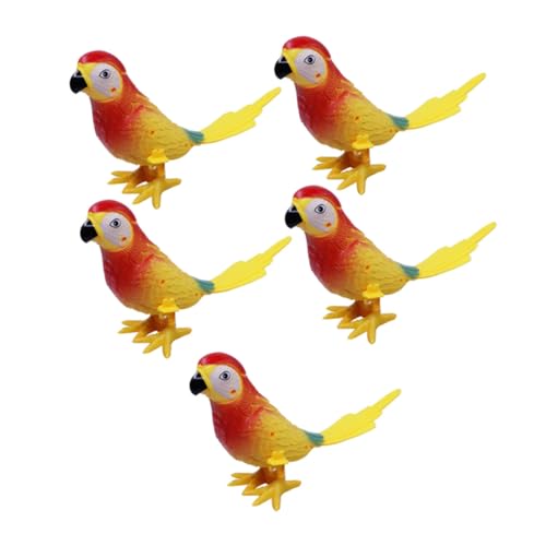 CIYODO 5 Stück Teiliges Aufziehspielzeug Papagei Retro Wind Up für Lustige Tierfiguren zur Dekoration Pädagogisches für Jungen für Zuhause und Kinderzimmer CIYODO 5 Stück Teiliges Aufziehspielzeug Papagei Retro Wind Up für Lustige Tierfiguren zur Dekoration Pädagogisches für Jungen für Zuhause und Kinderzimmer von CIYODO
