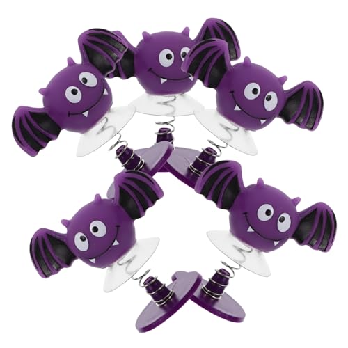 CIYODO 5 Stück Teiliges Halloween Spring für Lustige Hüpfende Fledermaus Figuren Party für Halloween und Kindergeburtstage Leuchtende Farben Energieeffizient und Tragbar CIYODO 5 Stück Teiliges Halloween Spring für Lustige Hüpfende Fledermaus Figuren Party für Halloween und Kindergeburtstage Leuchtende Farben Energieeffizient und Tragbar von CIYODO