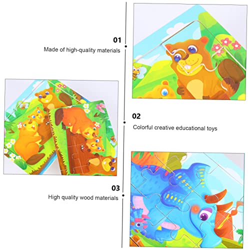 CIYODO 5 Stück Teiliges Holzpuzzle mit Farbenfrohe Tier Motive Edukatives Lernspielzeug für Kleinkinder Fördert Hand Auge Koordination und Spielerisches Lernen CIYODO 5 Stück Teiliges Holzpuzzle mit Farbenfrohe Tier Motive Edukatives Lernspielzeug für Kleinkinder Fördert Hand Auge Koordination und Spielerisches Lernen von CIYODO