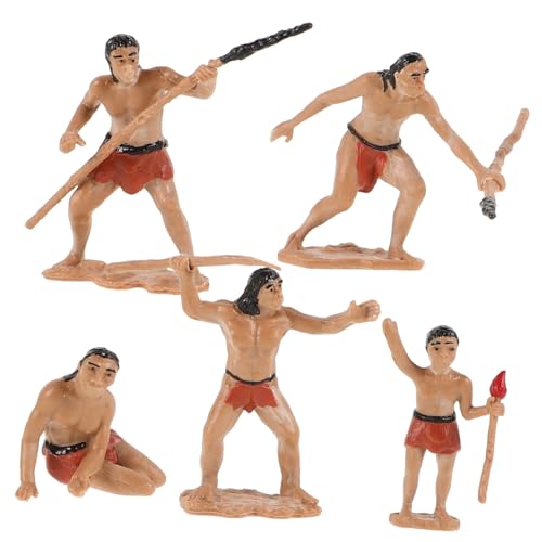 CIYODO Primitive Männer Szenenmodell Satz – 5 Stücke Miniatur Figuren aus Harz für Mikrolandschaften Bonsai Dekoration Rollenspiel Detaillierte Verarbeitung Lebensechte Darstellung CIYODO Primitive Männer Szenenmodell Satz – 5 Stücke Miniatur Figuren aus Harz für Mikrolandschaften Bonsai Dekoration Rollenspiel Detaillierte Verarbeitung Lebensechte Darstellung von CIYODO