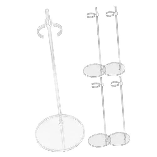 CIYODO 5stücke Verstellbarer Puppenständer Puppenhalter Mit Stabilem Standfuß Puppenausstellungsständer Für Figuren Und Modelle Einfache Montage Und Demontage Geeignet Für Puppen von CIYODO