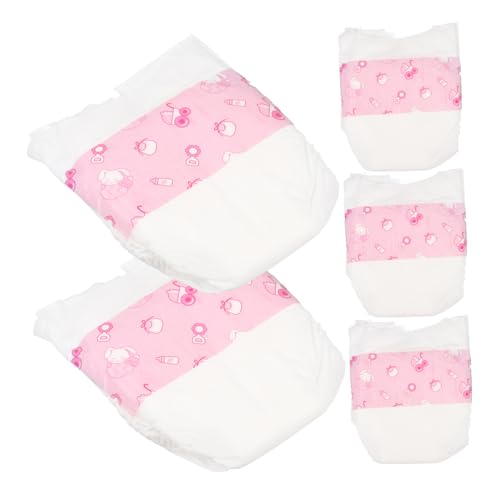 CIYODO 5 Stück Wiederverwendbare Puppenwindeln für Babypuppen Realistisches Puppenzubehör für Rollenspiele Puppenaccessoires für Kreative Kinderaktivitäten CIYODO 5 Stück Wiederverwendbare Puppenwindeln für Babypuppen Realistisches Puppenzubehör für Rollenspiele Puppenaccessoires für Kreative Kinderaktivitäten von CIYODO