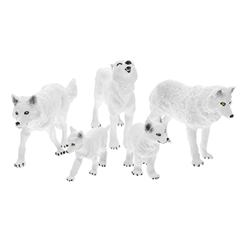 CIYODO 5 Stück Wildtiermodelle Polarmodelle Für Tierfiguren Wolfsfiguren Wildtierdekor Wildtier Kognitives Modell Wolfsfigur Wolfsornamente Kunststoff Weiß CIYODO 5 Stück Wildtiermodelle Polarmodelle Für Tierfiguren Wolfsfiguren Wildtierdekor Wildtier Kognitives Modell Wolfsfigur Wolfsornamente Kunststoff Weiß von CIYODO