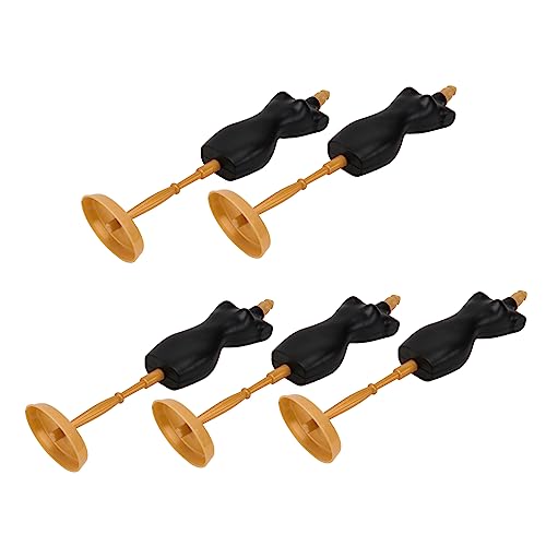 CIYODO 5 Teiliges Abnehmbarer Puppenkleiderständer aus Umweltfreundlichem Kunststoff Sicher und Glatt zum Präsentieren von Puppenkleidung und Schmuck Geeignet für Miniaturhäuser CIYODO 5 Teiliges Abnehmbarer Puppenkleiderständer aus Umweltfreundlichem Kunststoff Sicher und Glatt zum Präsentieren von Puppenkleidung und Schmuck Geeignet für Miniaturhäuser von CIYODO