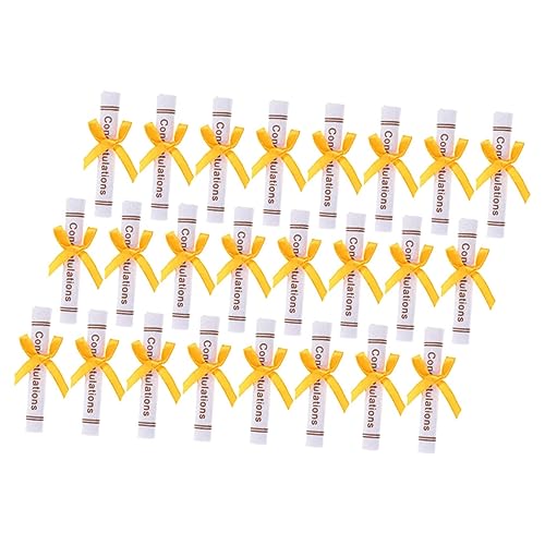 CIYODO 50 Stück Abschlusszertifikat Dekorationsset mit Bärenpuppen Kreative Partyaccessoires Nicht Gewebte Stoffe für Abschlussfeiern Zufällige Farben für Persönliche CIYODO 50 Stück Abschlusszertifikat Dekorationsset mit Bärenpuppen Kreative Partyaccessoires Nicht Gewebte Stoffe für Abschlussfeiern Zufällige Farben für Persönliche von CIYODO