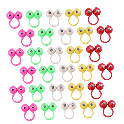CIYODO 50 Stück Augenring sensorisches Fingerpuppen für kinderspielzeug Finger Puppets Augenpuppen Kid Toys Fingerringpuppen pädagogisches Fingerspielzeug CIYODO 50 Stück Augenring sensorisches Fingerpuppen für kinderspielzeug Finger Puppets Augenpuppen Kid Toys Fingerringpuppen pädagogisches Fingerspielzeug von CIYODO