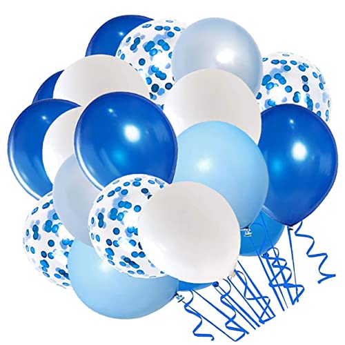 CIYODO 50 Stück Blauer Ballonanzug geburtstag luftballons dekorationen Herzlichen Glückwunsch Luftballons Hochzeitsballon alles zum geburtstag luftballons Emulsion CIYODO 50 Stück Blauer Ballonanzug geburtstag luftballons dekorationen Herzlichen Glückwunsch Luftballons Hochzeitsballon alles zum geburtstag luftballons Emulsion von CIYODO