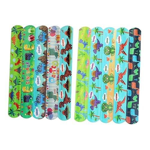 CIYODO 50 Stück Dinosaurier-armband Party Thema Neuartige Schlagarmbänder Fotorequisiten Für Praktische Armbänder Schlagarmbänder Für Slap-bands Pvc CIYODO 50 Stück Dinosaurier-armband Party Thema Neuartige Schlagarmbänder Fotorequisiten Für Praktische Armbänder Schlagarmbänder Für Slap-bands Pvc von CIYODO