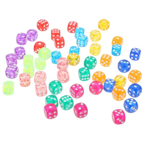CIYODO 50 Stück Farbige Würfel Requisitenwürfel Brettspiel Werkzeugwürfel Für Spielwürfel Spielwürfel Lustige Würfel Spielwürfel Kleine Würfel Partyzubehör Würfel CIYODO 50 Stück Farbige Würfel Requisitenwürfel Brettspiel Werkzeugwürfel Für Spielwürfel Spielwürfel Lustige Würfel Spielwürfel Kleine Würfel Partyzubehör Würfel von CIYODO