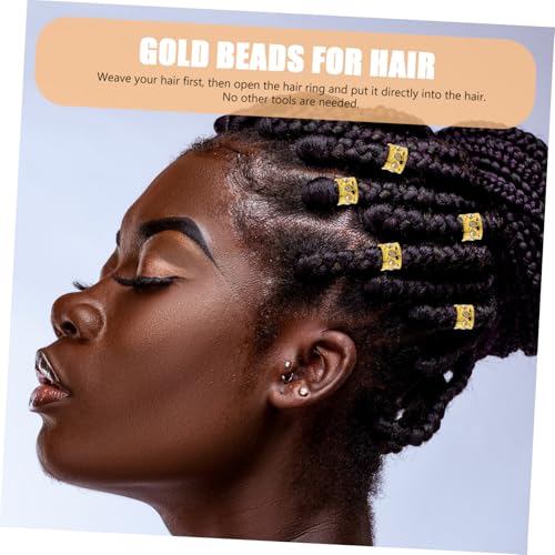 CIYODO 50 Stück Haarschmuck Ringe aus Metall mit Hohlprägung und Strass Dreadlock für Zöpfe und Haarverlängerungen Glatte Innenfläche Kratzfreie Enden Vielseitig für Flechtfrisuren und CIYODO 50 Stück Haarschmuck Ringe aus Metall mit Hohlprägung und Strass Dreadlock für Zöpfe und Haarverlängerungen Glatte Innenfläche Kratzfreie Enden Vielseitig für Flechtfrisuren und von CIYODO