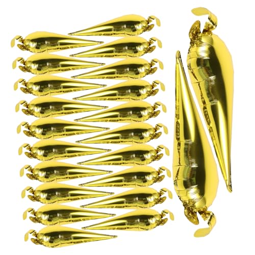 CIYODO 50 Stück Jumbo Sternballons Folienballons Gold für Hochzeiten und Partys Dekorative Spike Dekorationen für Foto Events und Festliche Anlässe CIYODO 50 Stück Jumbo Sternballons Folienballons Gold für Hochzeiten und Partys Dekorative Spike Dekorationen für Foto Events und Festliche Anlässe von CIYODO