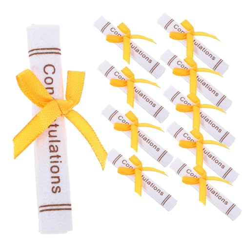CIYODO 50 Stück Mini Abschlusszertifikat Modelle mit Scroll für Abschlussfeiern Wiederverwendbare und Partydekorationen für Raumgestaltung Zufällige Farbe CIYODO 50 Stück Mini Abschlusszertifikat Modelle mit Scroll für Abschlussfeiern Wiederverwendbare und Partydekorationen für Raumgestaltung Zufällige Farbe von CIYODO