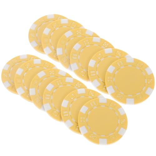CIYODO 50 Stück Poker Chips Spielchips für Pokerspiele Kunststoff Zählchips für Familien und Turnierspiele von CIYODO