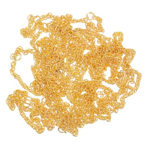 CIYODO 50 Stück Puppen Anzieh Halsketten Mini Puppenketten Goldkette Für Puppen Miniatur Puppenzubehör Halskette Gold Puppenzubehör Und Mini Babypuppen Halsketten Puppen CIYODO 50 Stück Puppen Anzieh Halsketten Mini Puppenketten Goldkette Für Puppen Miniatur Puppenzubehör Halskette Gold Puppenzubehör Und Mini Babypuppen Halsketten Puppen von CIYODO