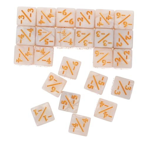 CIYODO 50 Stück Rechenspielwürfel für Pädagogische Würfel für Mathe Übungen Classroom Cosplay Rollenspiele Zubehör für Brettspiele und Partyspiele Perlweiß CIYODO 50 Stück Rechenspielwürfel für Pädagogische Würfel für Mathe Übungen Classroom Cosplay Rollenspiele Zubehör für Brettspiele und Partyspiele Perlweiß von CIYODO
