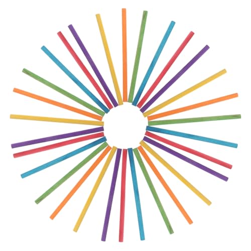 CIYODO 50Stücke Rhythmus Sticks aus Holz für Sichere Percussion Instrumente Kreativität und Musikalischen für Jungen im Klassenzimmer von CIYODO