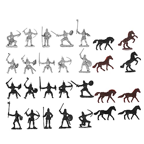 CIYODO 56 Stück Soldatenmodellspielzeug Spielzeugritterfiguren Mittelalterliche Actionfiguren Mini -Figuren Mittelalterlich Ritter Minis Knight Mini Toy Plastik CIYODO 56 Stück Soldatenmodellspielzeug Spielzeugritterfiguren Mittelalterliche Actionfiguren Mini -Figuren Mittelalterlich Ritter Minis Knight Mini Toy Plastik von CIYODO