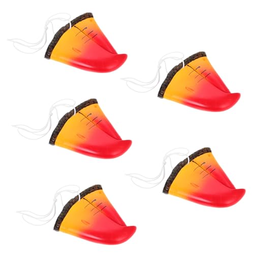 CIYODO 5Stücke Teiliges Set Papageiennase Anzieh Requisite für Kostümpartys Halloween und Cosplay Realistische Tiernasen Dekoration mit Elastischem Band für Bühnenauftritte von CIYODO