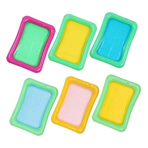 CIYODO 6 Stück Aufblasbarer Eisbar-Sandtisch Tablett aufblasbarer Eiskübel Salat-Eisschale Party Aufblasbarer Kühler für Getränke Buffetkühler für Speisen und Getränke PVC CIYODO 6 Stück Aufblasbarer Eisbar-Sandtisch Tablett aufblasbarer Eiskübel Salat-Eisschale Party Aufblasbarer Kühler für Getränke Buffetkühler für Speisen und Getränke PVC von CIYODO