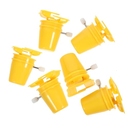 CIYODO 6 Stück Aufziehmechanismen für DIY Gelbe Kleine Bewegliche Bauteile für Kunsthandwerk Wiederverwendbar Robust für Bastler CIYODO 6 Stück Aufziehmechanismen für DIY Gelbe Kleine Bewegliche Bauteile für Kunsthandwerk Wiederverwendbar Robust für Bastler von CIYODO
