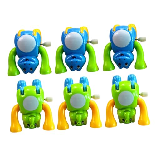 CIYODO 6 Stück Aufziehspielzeug Kleines Für Kindergeschenke Kinderspielzeug Cartoon Tierspielzeug Uhrwerk Taumelspielzeug Frösche Uhrwerk Festival CIYODO 6 Stück Aufziehspielzeug Kleines Für Kindergeschenke Kinderspielzeug Cartoon Tierspielzeug Uhrwerk Taumelspielzeug Frösche Uhrwerk Festival von CIYODO