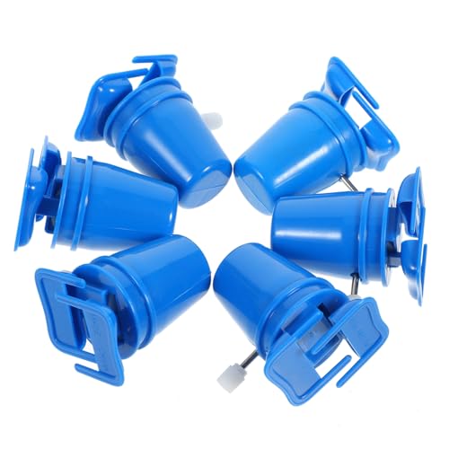 CIYODO 6 Stück Austauschbare Aufziehmechanismen für DIY Uhrwerkspielzeug Stabile Kunststoffbewegungen für Selbstgefertigte Laufende Roboter und Bewegliche Tonfiguren Blau von CIYODO