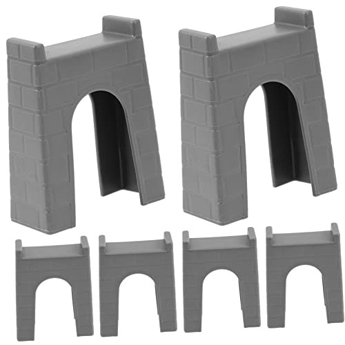 CIYODO 6 Stücke Eisenbahn Spielzeug Zubehör Zug Brücke Set Für Kinder von CIYODO