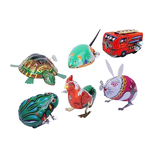 CIYODO 6 Stück Blechspielzeug Aufziehen Aufziehspielzeug Für Lustige Spielzeuge Für Kleine Aufziehspielzeuge Lustiges Kinderspielzeug Eisen Zufällige Farbe CIYODO 6 Stück Blechspielzeug Aufziehen Aufziehspielzeug Für Lustige Spielzeuge Für Kleine Aufziehspielzeuge Lustiges Kinderspielzeug Eisen Zufällige Farbe von CIYODO
