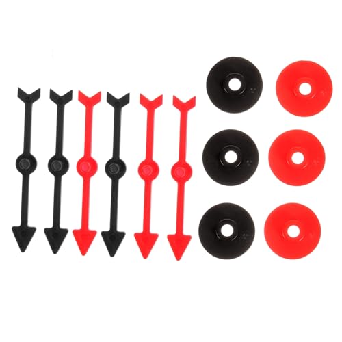 CIYODO 6 Stück Desktop-pfeilspielzeug Pfeilspinner Brettspiel Pfeile Zappelschnecke Mit Rotierenden Pfeilen Zappelstift Zappeln Turntable DIY-zubehör Kinderspiel Pfeile Plastik von CIYODO