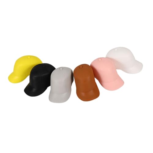 CIYODO 6 Stück Duckbill Hüte für Puppen Sonnenschutz Hüte Bastelzubehör Fotorequisiten für Puppenhäuser und Kreative Spielideen CIYODO 6 Stück Duckbill Hüte für Puppen Sonnenschutz Hüte Bastelzubehör Fotorequisiten für Puppenhäuser und Kreative Spielideen von CIYODO
