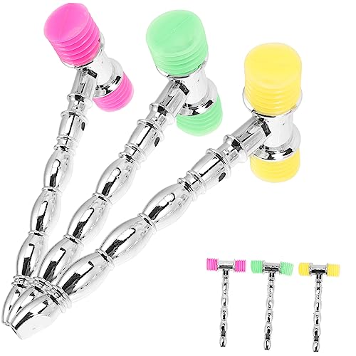 CIYODO 6 Stück Kinderhammer Kinderspielzeug Spielzeughammer für Prop-Hammer Hammer Hammer Hammer Partygeschenke Hammerspielzeug für Plastik Silber Zufällige Farbe von CIYODO