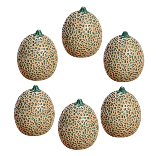 CIYODO Melonenfrucht-requisitenharzmaterial Für Puppenhaus Und Fotografie-Requisiten Imitation Cantaloupe von CIYODO