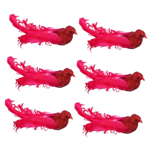 CIYODO 6 Stück Künstliche Vögel Simulierte Tiermodelle Kleine Vögel Zum Basteln Schreibtisch Vogelmodelle Gefälschte Vögel Vogelornamente Simulierte Vögel Baumschmuck CIYODO 6 Stück Künstliche Vögel Simulierte Tiermodelle Kleine Vögel Zum Basteln Schreibtisch Vogelmodelle Gefälschte Vögel Vogelornamente Simulierte Vögel Baumschmuck von CIYODO