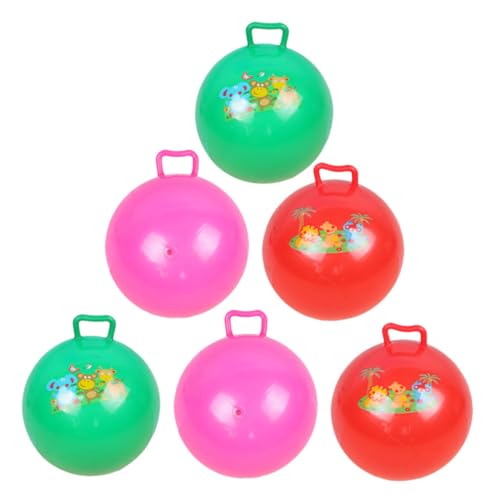 CIYODO 6 Stück Kugel handhaben für draußen aufblasbarer Hopfenball Hüpfball für Ballspielzeug für Springender Ball Hüpfburder für Plastik Zufällige Farbe CIYODO 6 Stück Kugel handhaben für draußen aufblasbarer Hopfenball Hüpfball für Ballspielzeug für Springender Ball Hüpfburder für Plastik Zufällige Farbe von CIYODO
