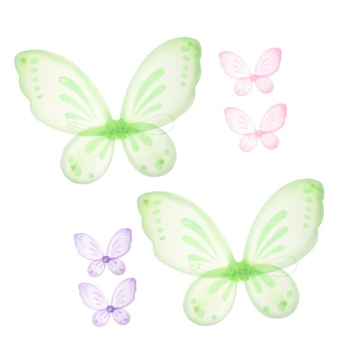 CIYODO 6 Stück -Make -up -Flügel Fee Schmetterling Mädchen für Kleid Flügel Kostüm Flügel kleine Flügel Cosplay -Flügel Flügel Cosplay Kostüm Nylon CIYODO 6 Stück -Make -up -Flügel Fee Schmetterling Mädchen für Kleid Flügel Kostüm Flügel kleine Flügel Cosplay -Flügel Flügel Cosplay Kostüm Nylon von CIYODO