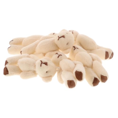 CIYODO 6 Stück Mini Plüschbären Bewegliche Stofftiere für Kreative Spielideen Schlüsselanhänger für Dekorationen bei Kindergeburtstagen und Anlässe CIYODO 6 Stück Mini Plüschbären Bewegliche Stofftiere für Kreative Spielideen Schlüsselanhänger für Dekorationen bei Kindergeburtstagen und Anlässe von CIYODO