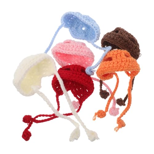 CIYODO 6 Stück Mini Strickmützen aus Garn Kleine Dekorative Hüte für Puppen Schlüsselanhänger und Taschenanhänger Vielseitige DIY Mini Hut Flaschenverschlüsse Passende Accessoires für CIYODO 6 Stück Mini Strickmützen aus Garn Kleine Dekorative Hüte für Puppen Schlüsselanhänger und Taschenanhänger Vielseitige DIY Mini Hut Flaschenverschlüsse Passende Accessoires für von CIYODO